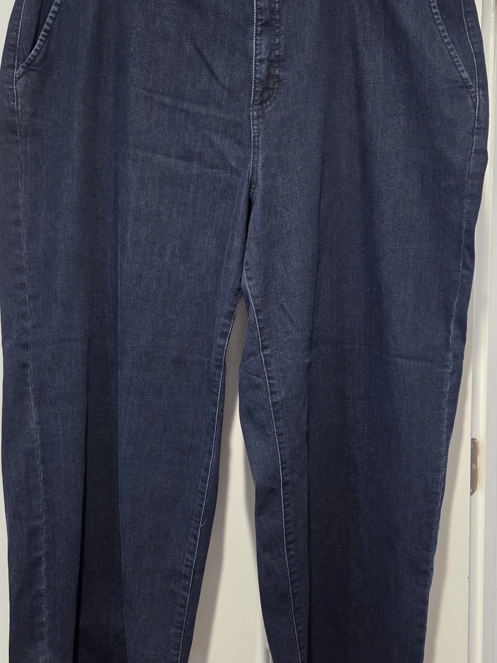Style & Co. Straight Leg Dark Blue Denim Jeans